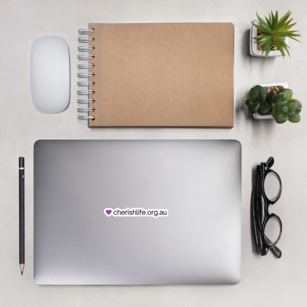 Cherish Life Website Sticker - Image 3